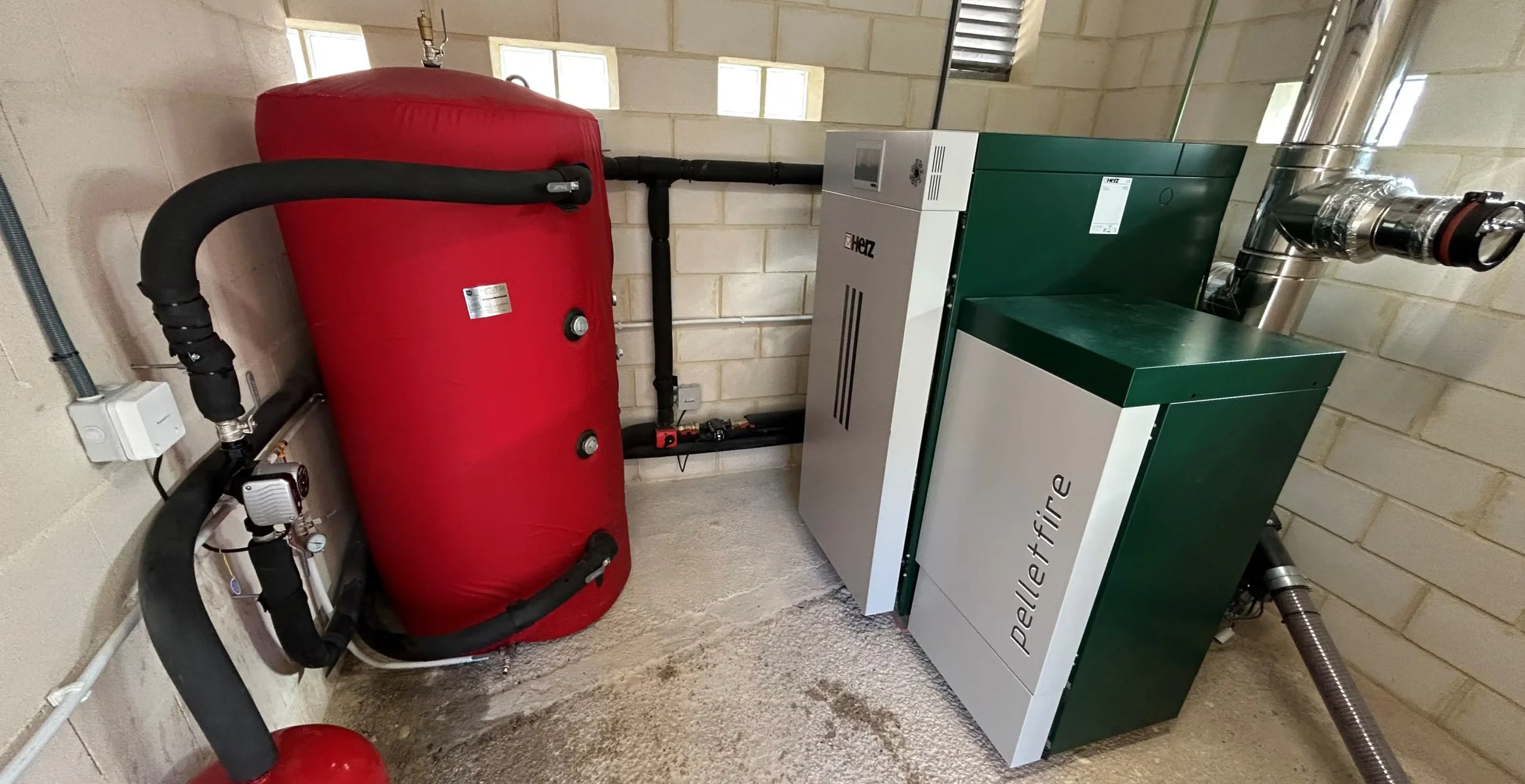 Caldera inteligente de biomasa